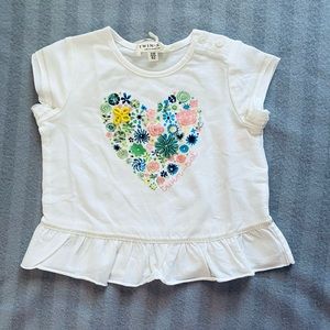Twin-Set brand 3 month old tee shirt brand new with tags